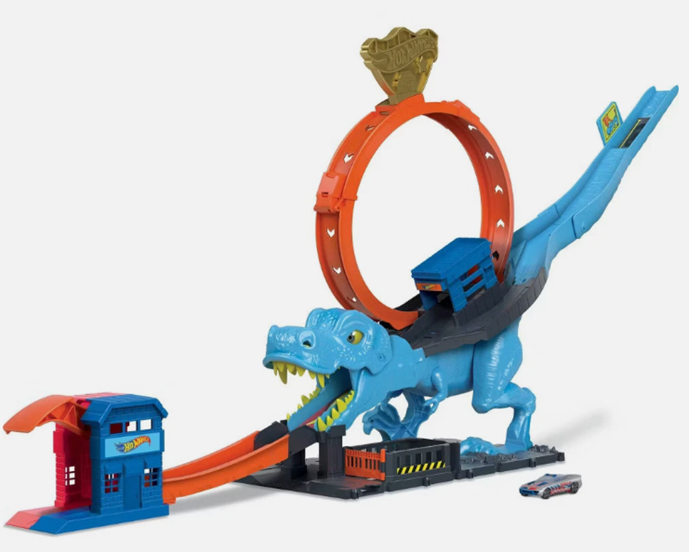 Hot Wheels City T-Rex Chomp Down TVD  HARD TO FIND NWT